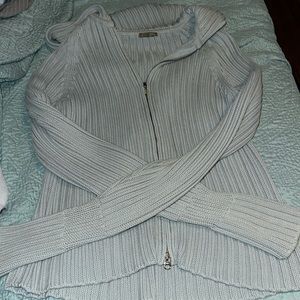 Vintage Jcrew Zip Up Hooded Sweater